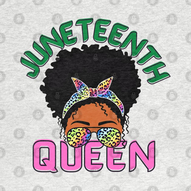 Juneteenth Queen African-American Freedom Design by PinkSugarPop